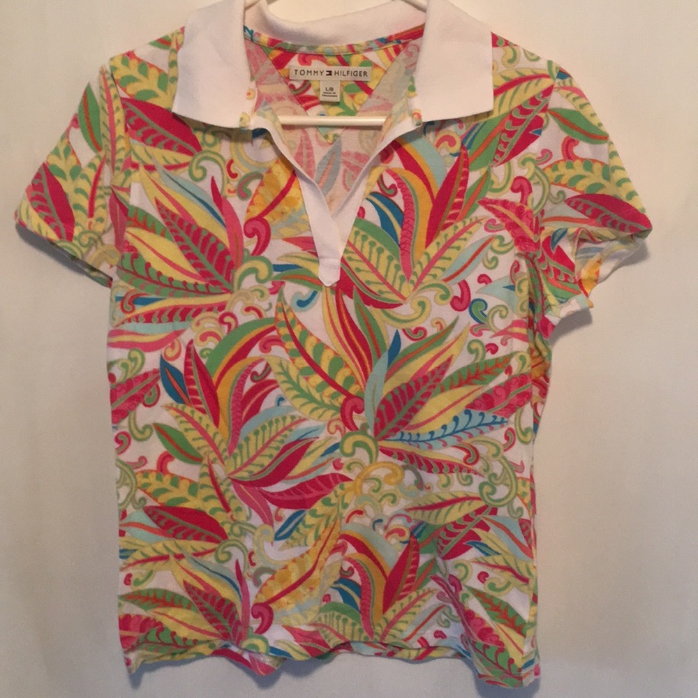 Paisley Tommy Hilfiger collar shirt